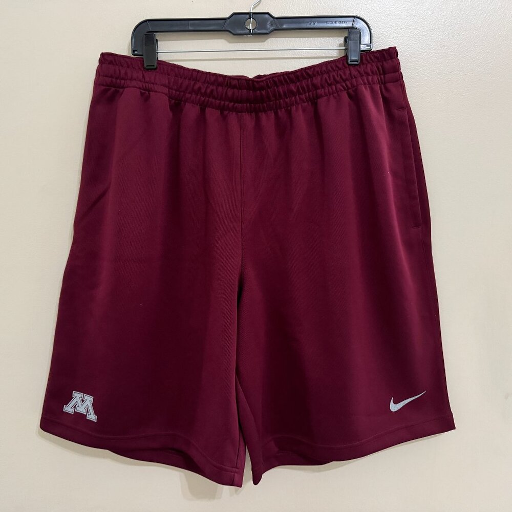 Nike Minnesota Golden Gophers Team Issue Basketball Practice Shorts Mens 2XL NEW